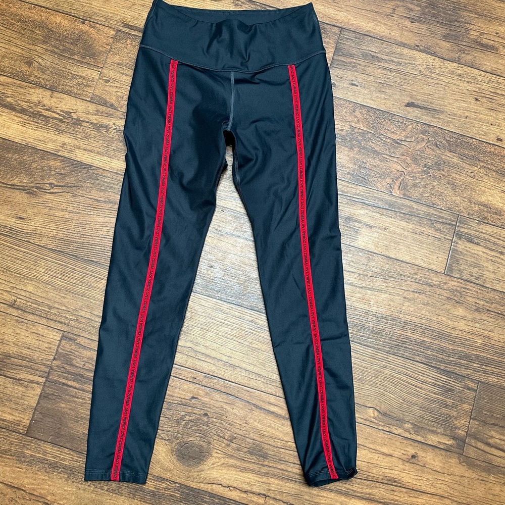 Zumba Fitness Black and Red Leggings